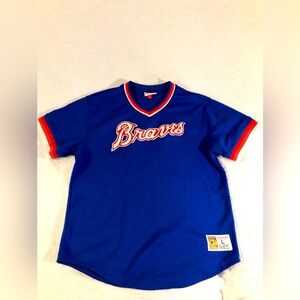 Mitchell & Ness Cooperstown Collection Atlanta Braves Jersey
